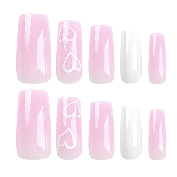 12 Sizes-24 Pcs Press On Nails JP3057