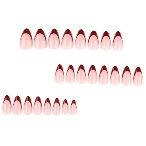 12 Sizes-24 Pcs Press On Nails JP4151