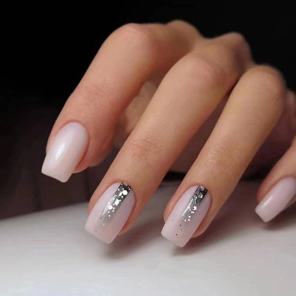 12 Sizes-24 Pcs Press On Nails W515