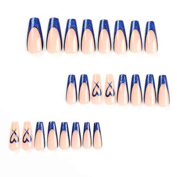 12 Sizes-24 Pcs Press On Nails JP2762