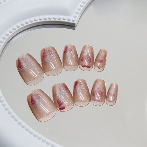 12 Sizes-24 Pcs Press On Nails MY015
