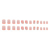 12 Sizes-24 Pcs Press On Nails W1018