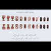 12 Sizes-24 Pcs Press On Nails FT-350