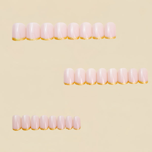 12 Sizes-24 Pcs Press On Nails Y1390