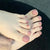 12 Sizes-24 Pcs Press On Nails F071