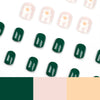 12 Sizes-24 Pcs Press On Nails JP1492