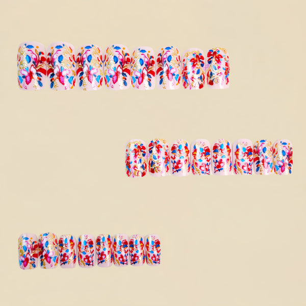 12 Sizes-24 Pcs Press On Nails Y1732
