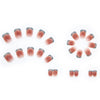 12 Sizes-24 Pcs Press On Nails R475