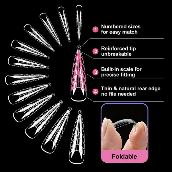 120 Pcs Press On Nails JM01