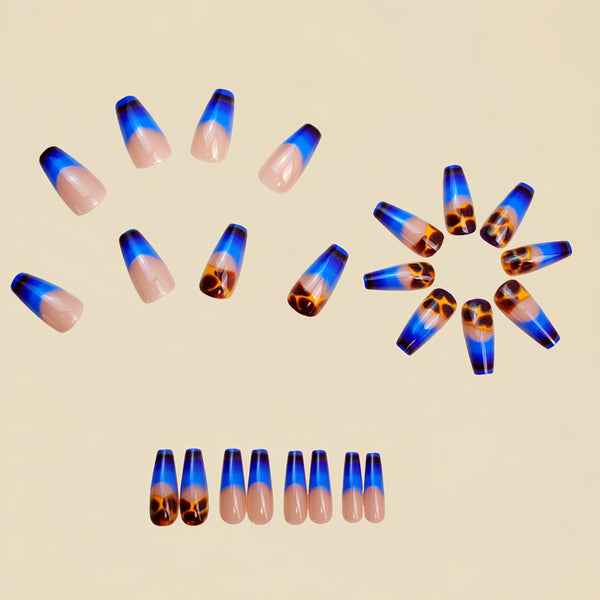 12 Sizes-24 Pcs Press On Nails Y1260