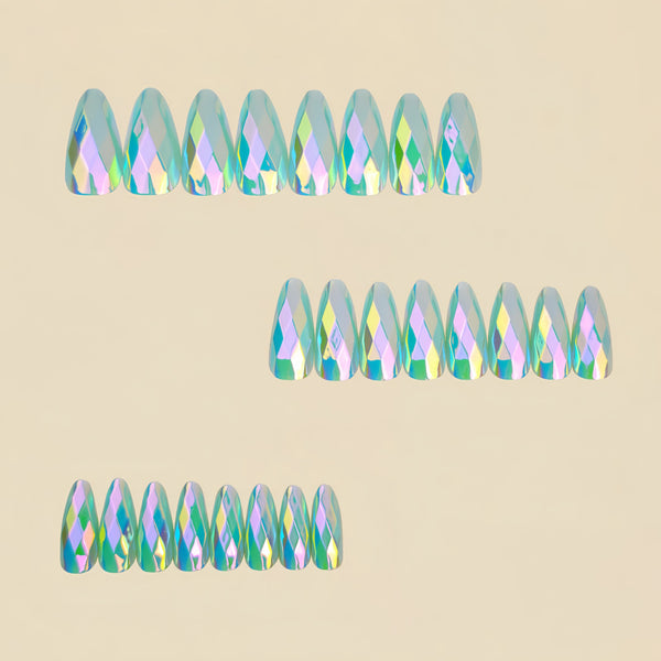 12 Sizes-24 Pcs Press On Nails Y1333