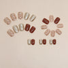 12 Sizes-24 Pcs Press On Nails R826