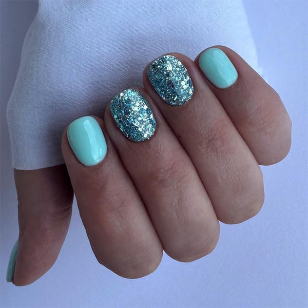 12 Sizes-24 Pcs Press On Nails W1393