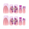 12 Sizes-24 Pcs Press On Nails JP4222