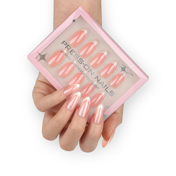 Glamhalo Premiere 30pcs Press On Nails – Eco-Friendly Perfect Fit - GD13