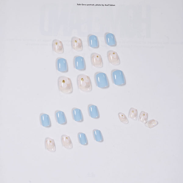 12 Sizes-24 Pcs Press On Nails JP902