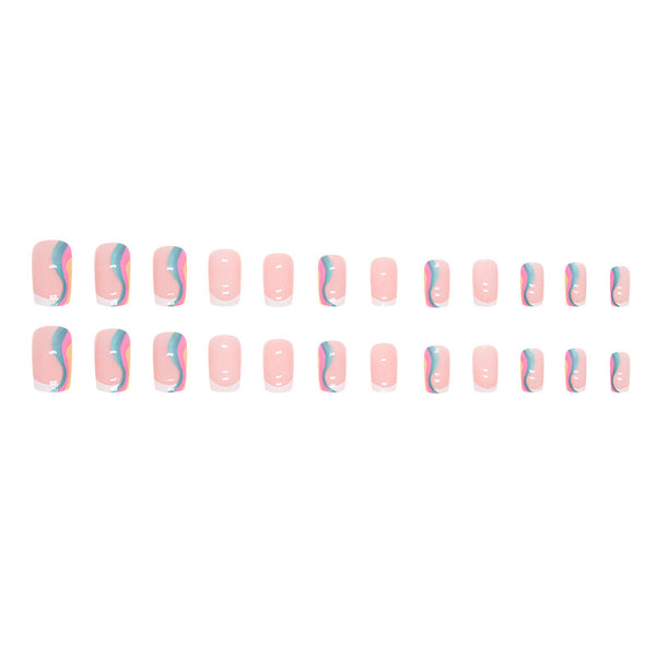 12 Sizes-24 Pcs Press On Nails W785