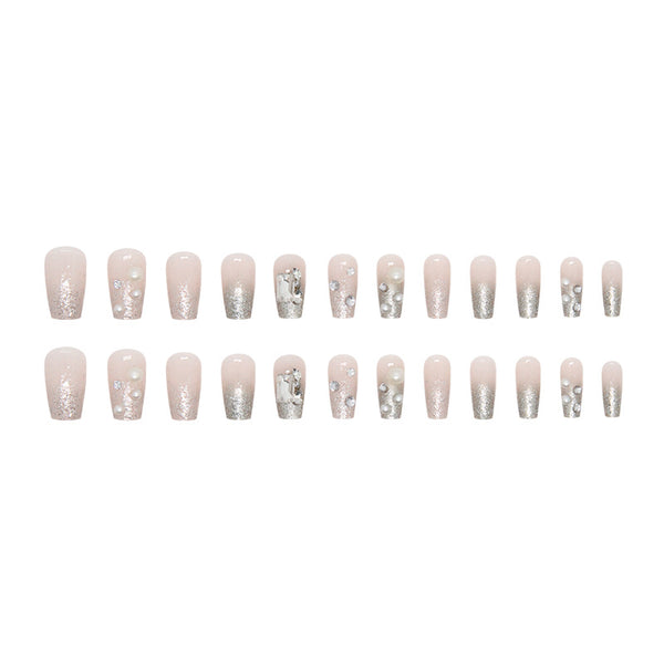 12 Sizes-24 Pcs Press On Nails Z818