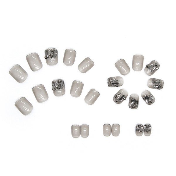 12 Sizes-24 Pcs Press On Nails Z479