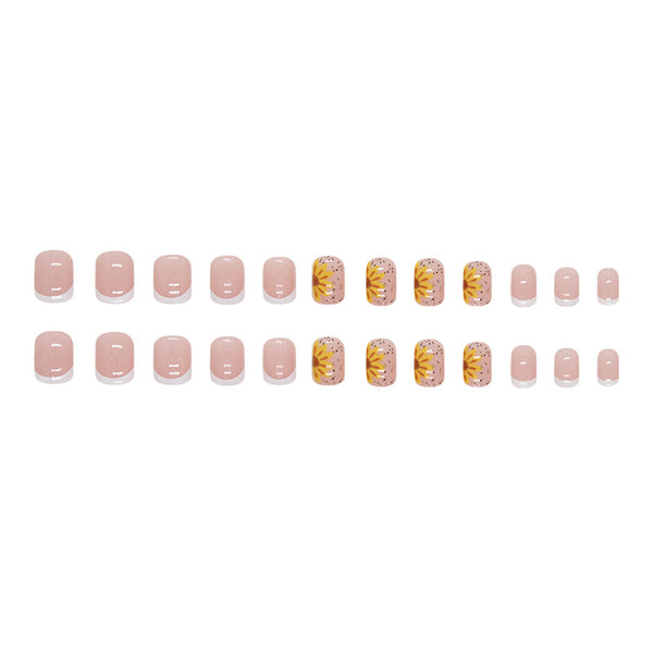 12 Sizes-24 Pcs Press On Nails W1142
