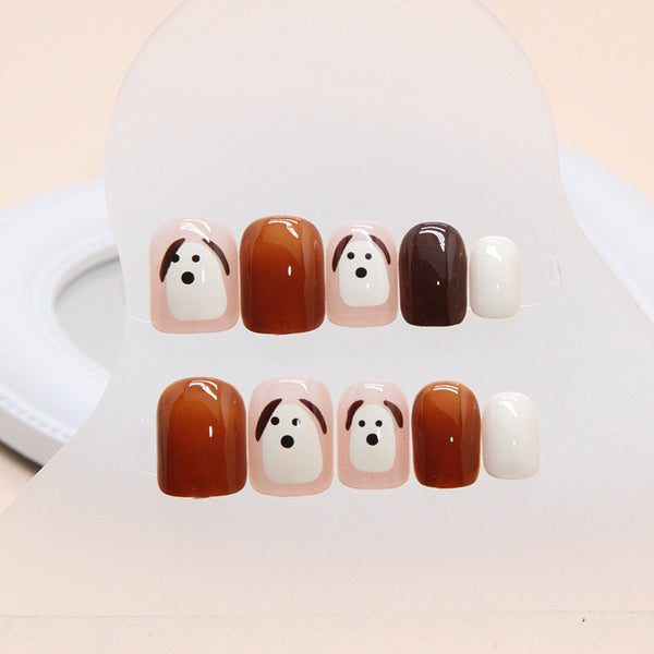12 Sizes-24 Pcs Press On Nails R844