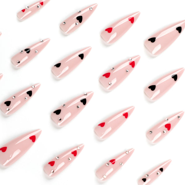 12 Sizes-24 Pcs Press On Nails JP2727