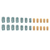 12 Sizes-24 Pcs Press On Nails W1399