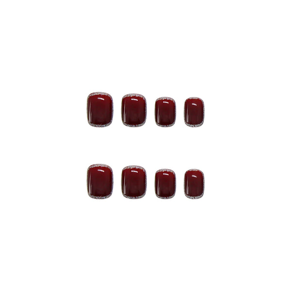 12 Sizes-24 Pcs Press On Nails R306