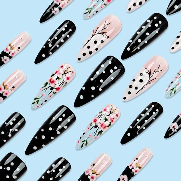 12 Sizes-24 PcsPress On NailsCY941-B7