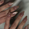 12 Sizes-24 Pcs Press On Nails W1900