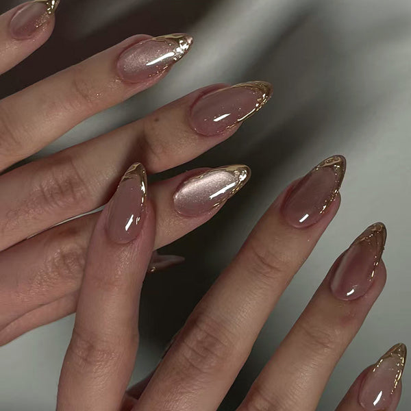 12 Sizes-24 Pcs Press On Nails W1900