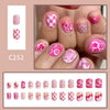 12 Sizes-24 Pcs Press On Nails C252
