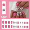 12 Sizes-24 Pcs Press On Nails W1387