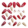 12 Sizes-24 Pcs Press On Nails Y1242