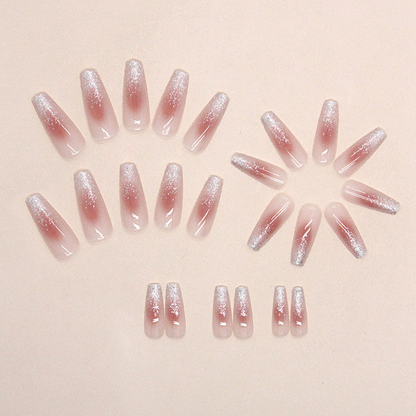 12 Sizes-24 Pcs Press On Nails W1294