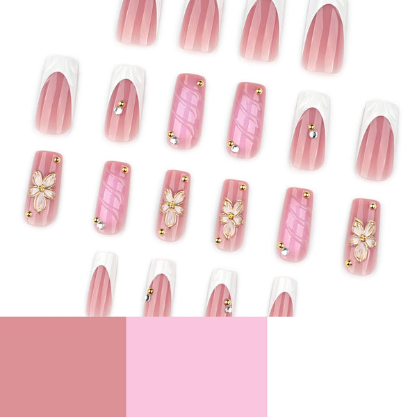 12 Sizes-24 Pcs Press On Nails JP4209