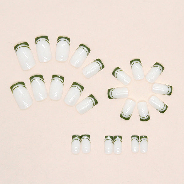 12 Sizes-24 Pcs Press On Nails W747