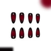 12 Sizes-24 Pcs Press On Nails C1304