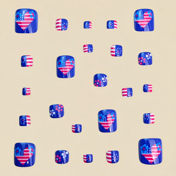 12 Sizes-24 Pcs Press On Nails Y1972