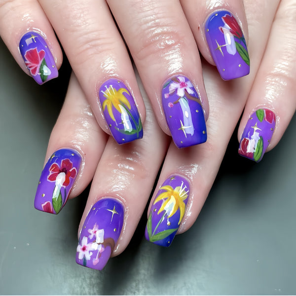 12 Sizes-24 Pcs Press On Nails Y273
