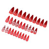 12 Sizes-24 Pcs Press On Nails JP3461