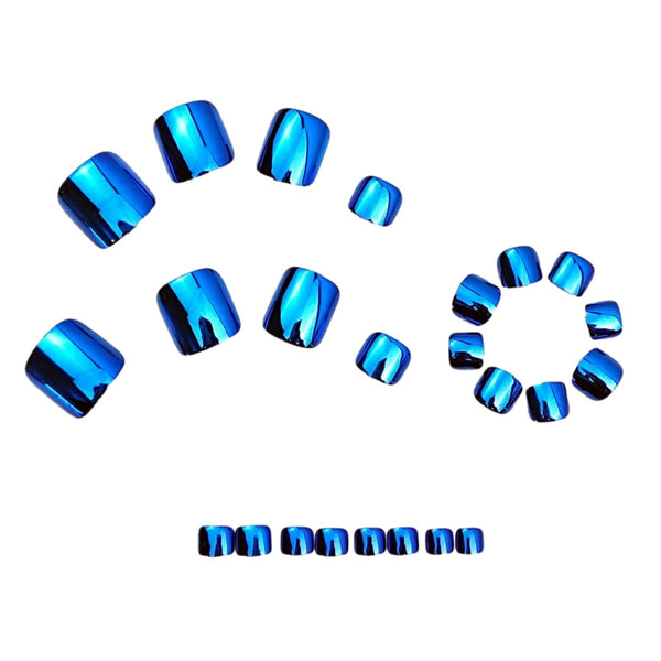 12 Sizes-24 Pcs Press On Nails Y2021-2