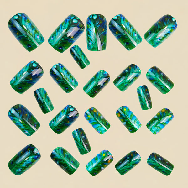 12 Sizes-24 Pcs Press On Nails Y1662