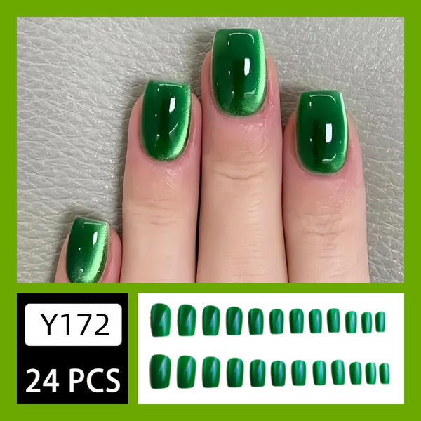 12 Sizes-24 Pcs Press On Nails Y172