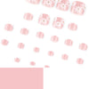 12 Sizes-24 Pcs Press On Nails JP3804