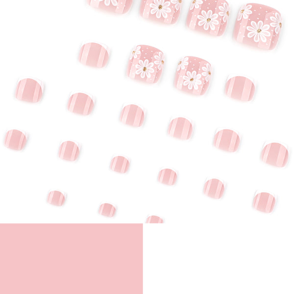 12 Sizes-24 Pcs Press On Nails JP3804