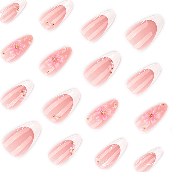 12 Sizes-24 Pcs Press On Nails JP4327