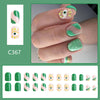 12 Sizes-24 PcsPress On Nails C367