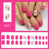12 Sizes-24 PcsPress On Nails C837