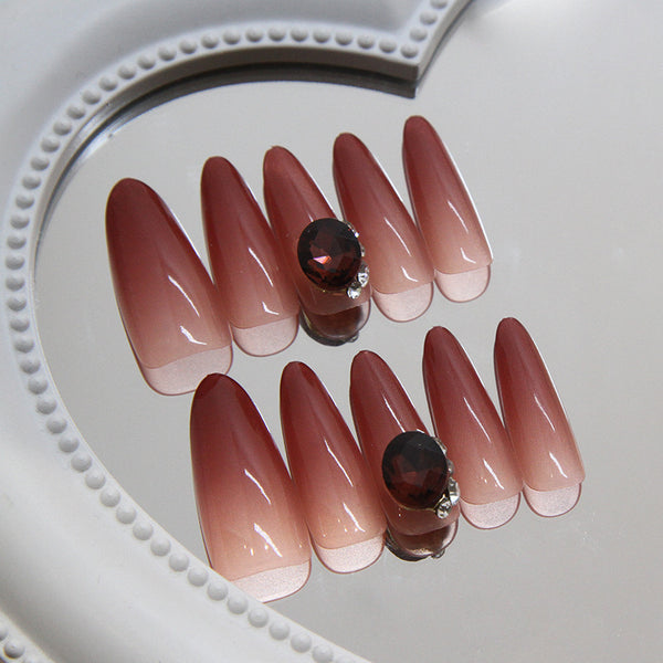 12 Sizes-24 Pcs Press On Nails Z892